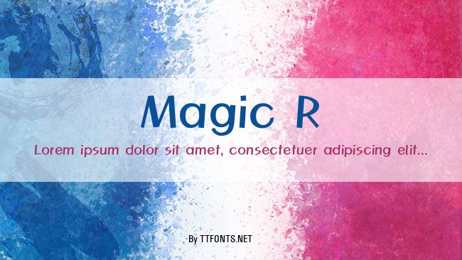Magic R example
